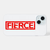 Fierce Stamp iPhone 15 Case (Achterkant horizontaal)