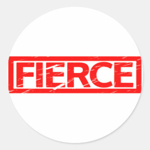 Fierce Stamp Ronde Sticker