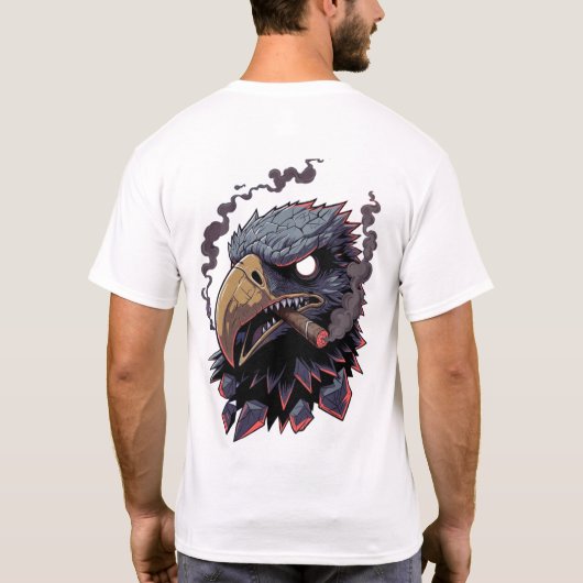 Fierce Stone Eagle Mascot T-shirt (Achterkant)