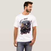 Fierce Stone Eagle Mascot T-Shirt (Voorkant volledig)