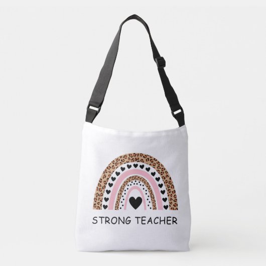 Fierce Teacher Valentine Crossbody Tas (Voorkant)