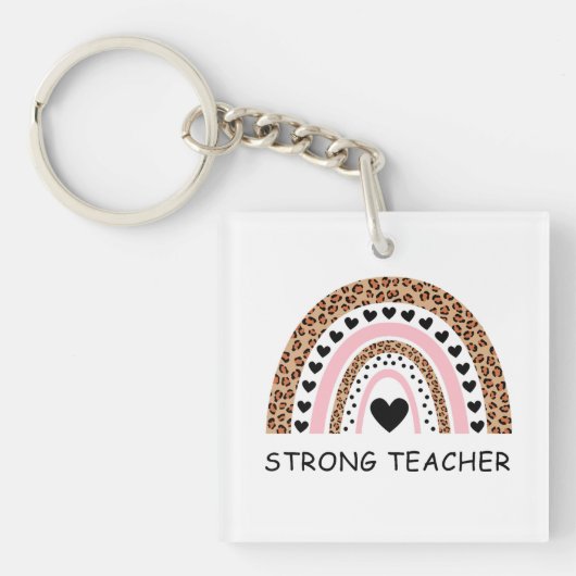 Fierce Teacher Valentine Sleutelhanger (voorkant)