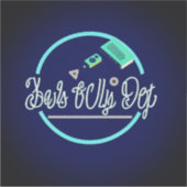 Fierce Technology Man's beste vriend Art Large 8 " Sticker (Voorkant)