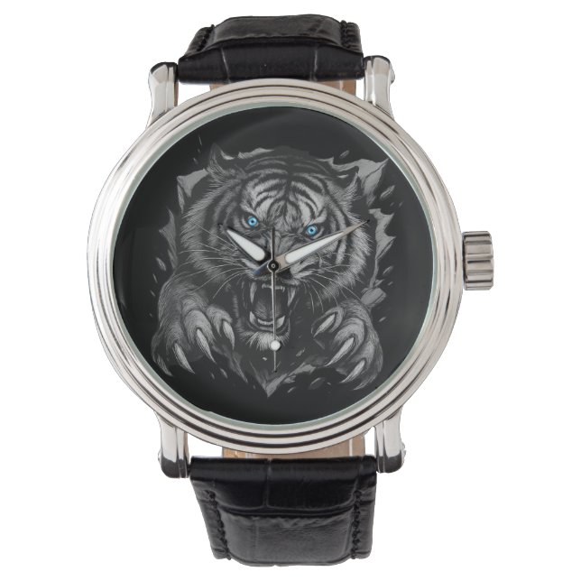 Fierce Tiger Breakthrough: Bold & Wild Horloge (Voorkant)