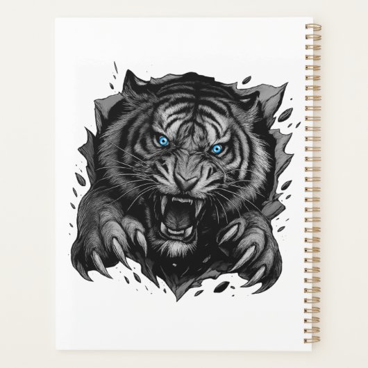 Fierce Tiger Breakthrough: Bold & Wild Planner (Achterkant)