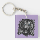 Fierce Tiger Breakthrough: Bold & Wild Sleutelhanger (voorkant)
