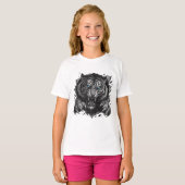 Fierce Tiger Breakthrough: Bold & Wild T-shirt (Voorkant volledig)