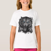 Fierce Tiger Breakthrough: Bold & Wild T-shirt (Voorkant)