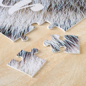 Fierce Tiger Face Personalized Name Legpuzzel (Zijkant)