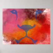 Fierce Tiger Shadow Poster (Voorkant)