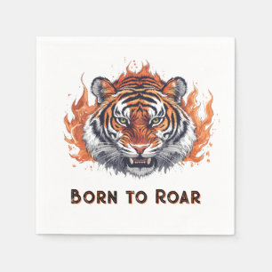 Fierce Tiger with Flames - tekst Servet