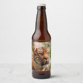 Fierce tijger bier etiket (Voorkant)
