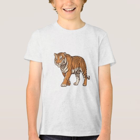 Fierce Tijger Grafische T-shirt (Voorkant)