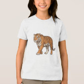 Fierce Tijger Grafische T-shirt (Voorkant)