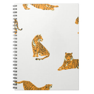 "Fierce" tijger-laptop Notitieboek