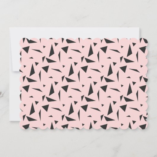 Fierce Twee Roze Haai Bold Dier 2e Verjaardag Kaart (Achterkant)