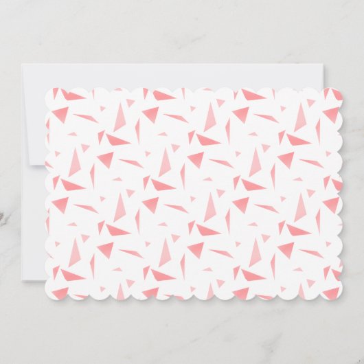 Fierce Two Pink Shark Animal 2e verjaardag Kaart (Achterkant)