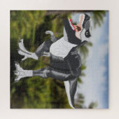 Fierce Tyrannosaurus rex, gepersonaliseerd Legpuzzel (Horizontaal)