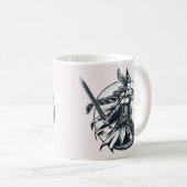 Fierce Valkyrie Warrior – Noordse mythologie Line  Koffiemok (Voorkant rechts)