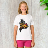 Fierce Viking Warrior Head Noorse helm en baard T-shirt