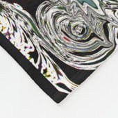 Fierce Warrior 2 Yoga Fleece Blanket by Deprise (Hoek)