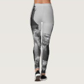 Fierce Waves in St Joseph Grayscale Leggings (Achterkant)