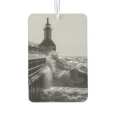 Fierce Waves in St Joseph Grayscale Luchtverfrisser (Achterkant)