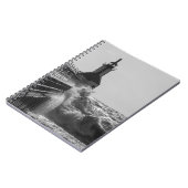 Fierce Waves in St Joseph Grayscale Notitieboek (Linkerzijde)