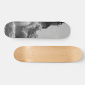 Fierce Waves in St Joseph Grayscale Persoonlijk Skateboard (Horizontaal)