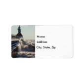 Fierce Waves op St Joseph Address Label (Voorkant)