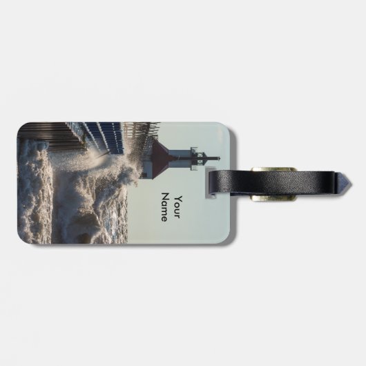 Fierce Waves op St Joseph Bagagelabel (Achterkant horizontaal)