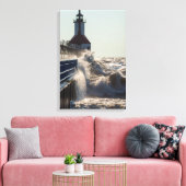 Fierce Waves op St Joseph Canvas Afdruk (Insitu (Woonkamer))