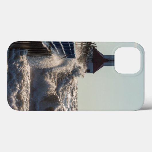 Fierce Waves op St Joseph Case-Mate iPhone Case (Achterkant (horizontaal))