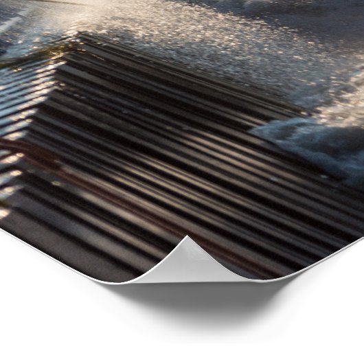 Fierce Waves op St Joseph Poster (Hoek)