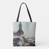 Fierce Waves op St Joseph Tote Bag (Achterkant)