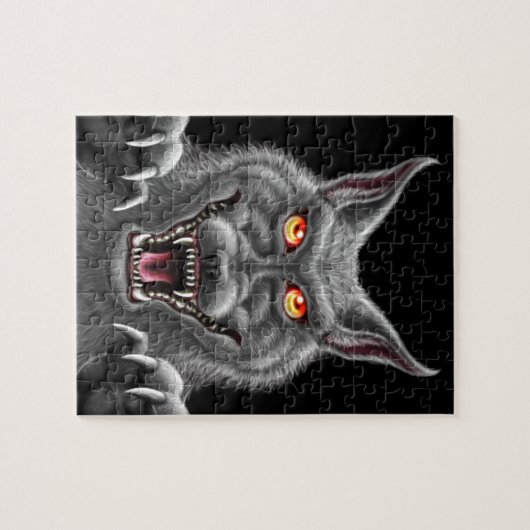 Fierce Werewolf Legpuzzel (Horizontaal)