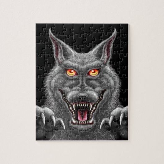 Fierce Werewolf Legpuzzel (Verticaal)