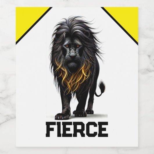 Fierce Wijn Etiket (Enkel label)