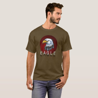Fierce Witwenkruinadelaar Mascotte Grafische T-Shi T-shirt