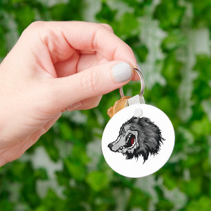 Fierce Wolf Sleutelhanger