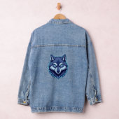 Fierce Wolf – Symbol of Strength and Freedom Denim Jacket (Hangar)