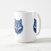 Fierce Wolf – Symbol of Strength and Freedom Koffiemok (Voorkant rechts)