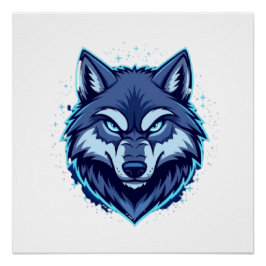 Fierce Wolf – Symbol of Strength and Freedom Perfect Poster