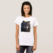 Fierce Wolf – Symbol of Strength and Freedom T-shirt (Voorkant volledig)