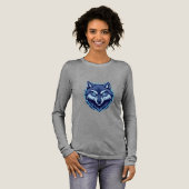 Fierce Wolf – Symbol of Strength and Freedom Tri-Blend Shirt (Voorkant)