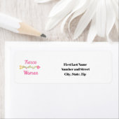 Fierce Woman Arrow Return Address Labels (Insitu)
