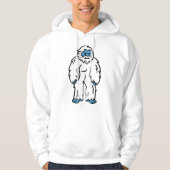 Fierce Yeti - Arctic Mythical Beast Hoodie (Voorkant)