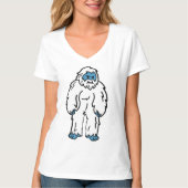 Fierce Yeti - Arctic Mythical Beast T-shirt (Voorkant)