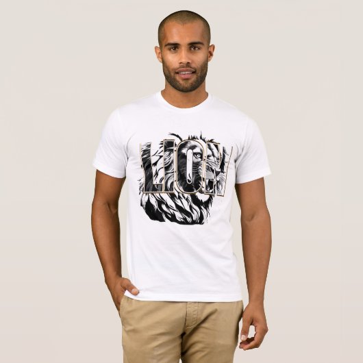 FierceLion T-shirt (Voorkant volledig)