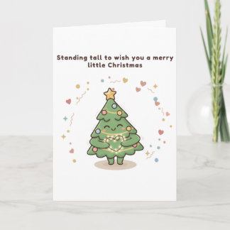 Fierig om je een prettig Kerstfeest te wensen Kaart